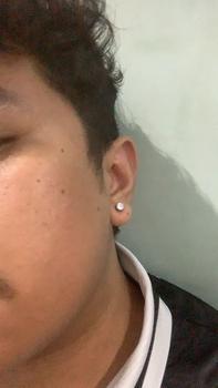 Product Review of Anting Tindik Magnet pria Keren Kecil Tindik Telinga Palsu Piercing Telinga anting  tusuk anti karat anting magnet  anting-anting berlian anting berlian magnet anting   diamond pria Earrings starboy pesta earing cowok tanpa ditindik bali kayak asli fake j from e**k 0