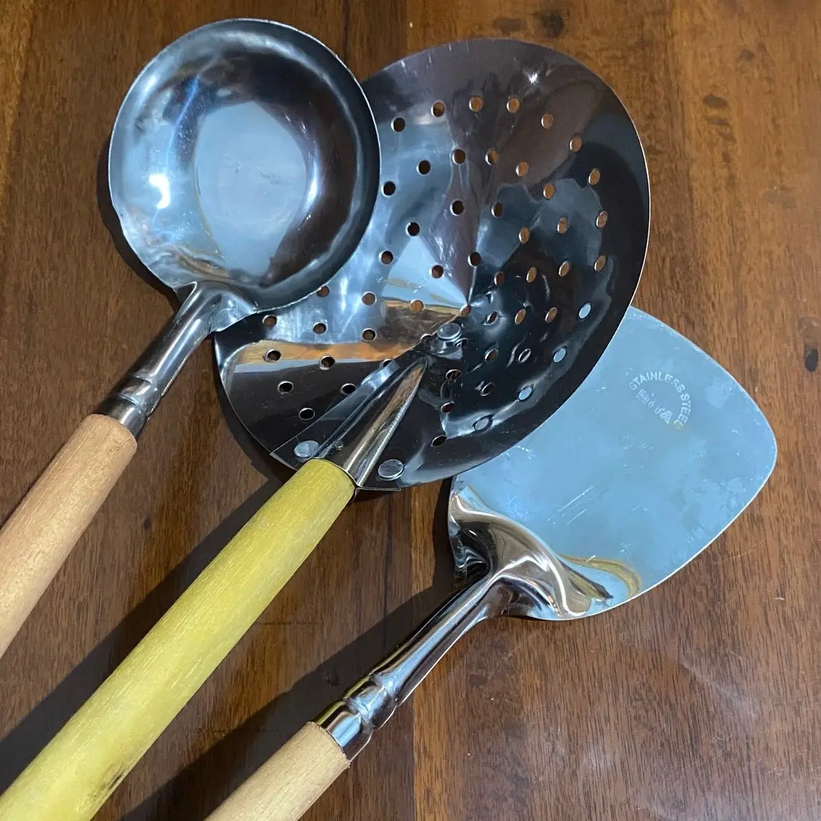 Spatula Set Isi 3 Dengan Serok Dan Irus Stainless