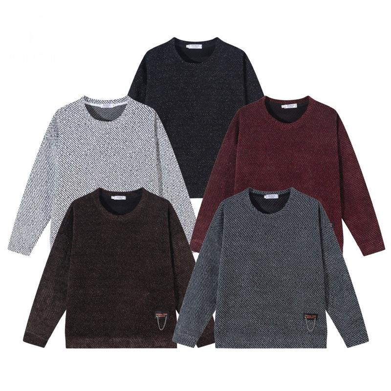  Áo thu Đông nam dài tay chất vải dạ phủ kim tuyến độ dày vừa phải phù hợp thời tiết se lạnh phong cách trẻ trung 