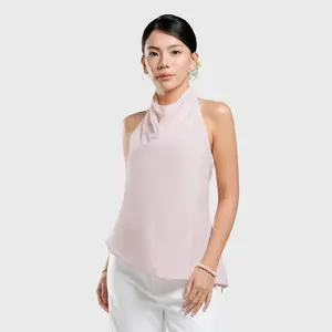 Pearl Drape Top | Atasan Wanita Sleeveless Premium Casual Chic Modern