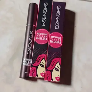BUY 1 GET 1 ESENSES Waterproof Volume Mascara 8ml [ Longlasting ,Vitamin E Dan Ujung Sikat yang halus ]