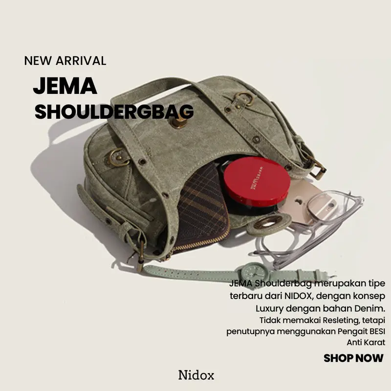 Nidox - JEMA Shoulderbag Denim 2