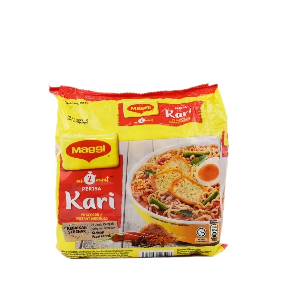 Maggi Kari 2-Minutes Instant Noodles 5 x 79G Pedas