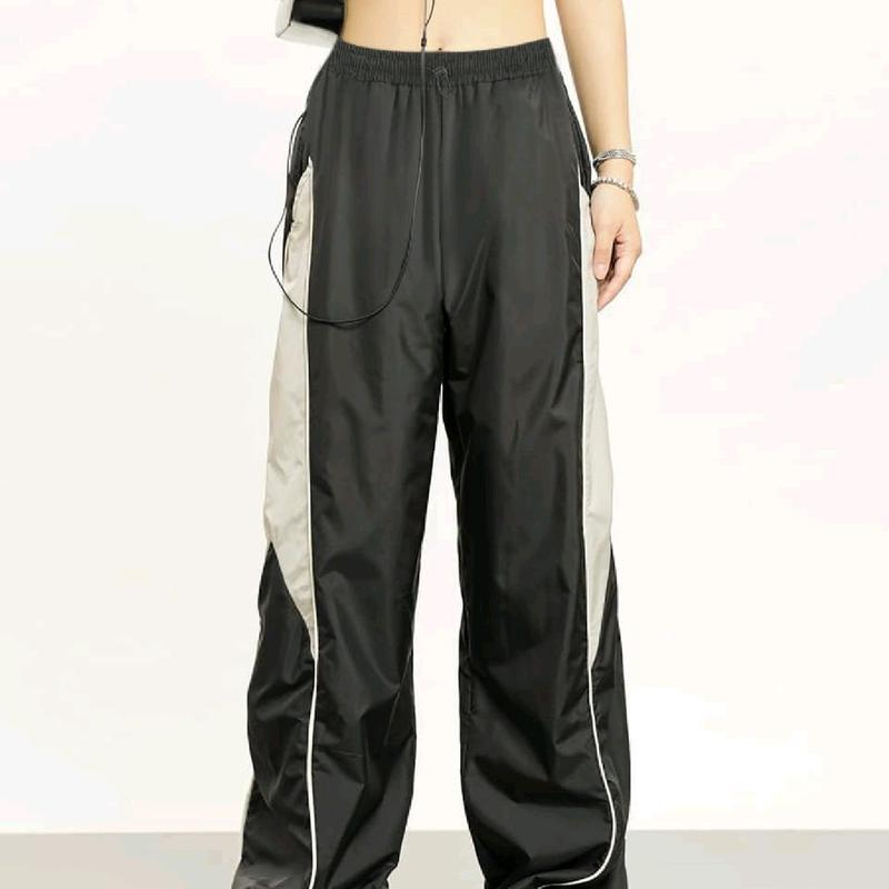 inside colection baggy pant celana  olahraga gaya casual trend masa kini unisex Hitam Kulot Formal Kerja Panjang Kantor Katun Wanita Pria 2