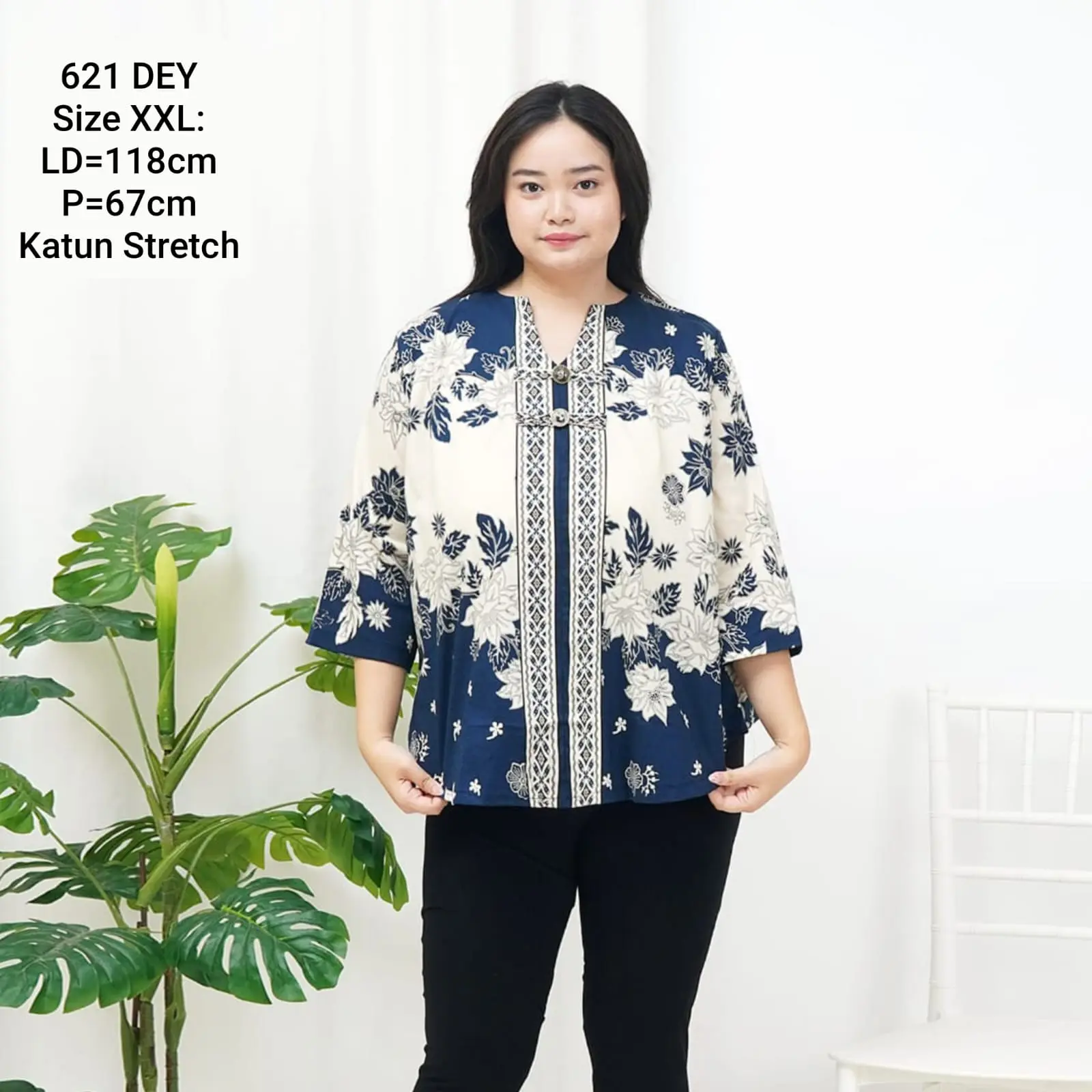 621 Navy bunga