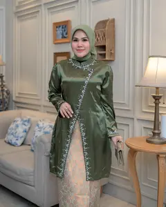 ( ATASAN SAJA ) Baju Kurung LYLIE || Seragam Baju Kurung Pesta || Atasan JUMBO || Atasan Wisuda Melayu || Baju Kurung Kekinian || Baju Kurung Payet Swarowski ~ DVN KEBAYA TANAH ABANG