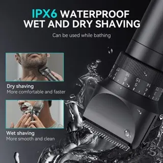 Kensen Professional Wireless 3 in 1 Hair Trimmer Shaver Clipper Mesin Cukur Potong Gunting Rechargeable Kumis Jenggot 4