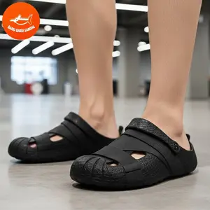 BARU BARU UTAMA Sandal Selop Unisex Sepatu Sandal Clog Baim Pria/Wanita Sandal Karet Anti Slip Kekinian