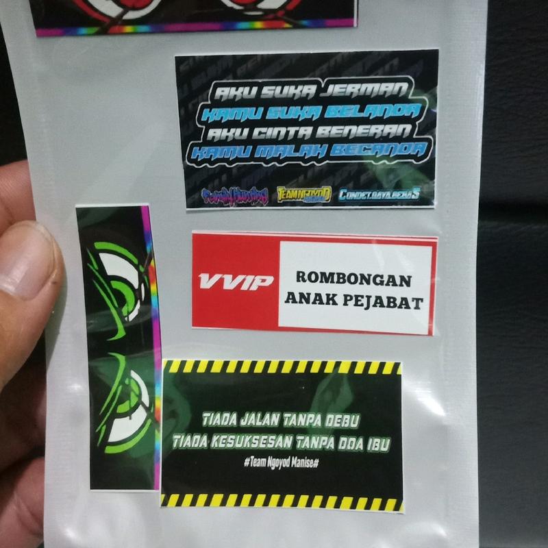 Stiker banner miniatur bus, stiker banner replika bis, banner trip Paper 2
