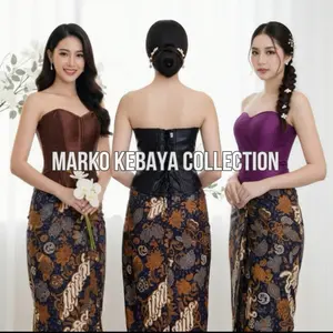 Longtorso M-L-XL | Longtorso Bustier kemben Polos Satin