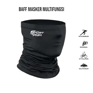 SPORT MAN Masker Baff Buff Pria Wanita / Masker Pelindung Wajah