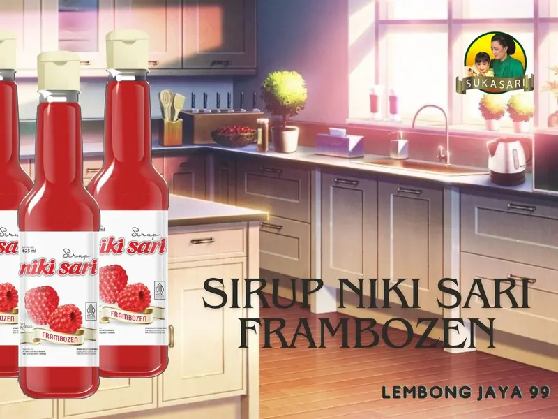 Sirup Nikisari PET 625 Ml (ASLI) HALAL Niki Sari Rasa Buah Botol Plastik - Syrup sesame 4