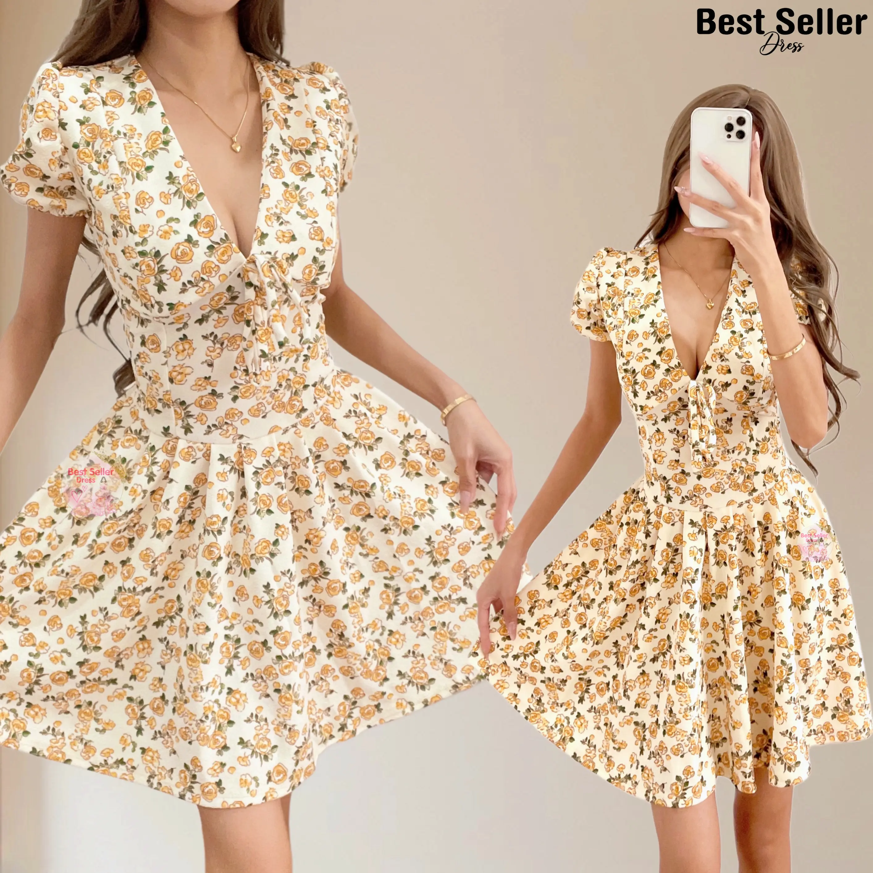 IC's Fairy Floral Dress Made in Vietnam - TikTok Shop Philippines