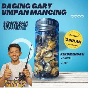 Umpan GK Daging Gary Umpan Mancing Ikan Lele dan Bawal Sudah Di Essen Cocok Untuk Mancing