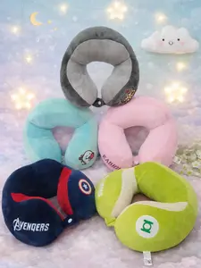 BANTAL LEHER Lucu Berbentuk Tidur Siang MEWAH BUSA TRAVEL Portabel Mobil Pesawat Kantor Cute Neck Pillow Car Bed