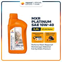 Gambar OLI MOTOR REPSOL MXR PLATINUM SAE 10W-40 - 0.8L dari Repsol Indonesia Official Shop Kota Administrasi Jakarta Utara 1 Tokopedia