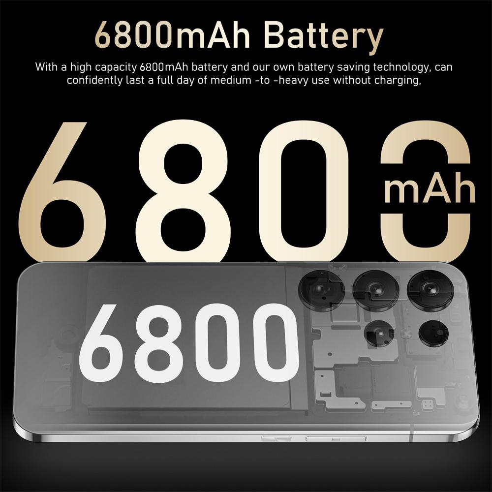 A25 Smartphone 5G 16+1TB Layar 6.8" Baterai 6800mAh Android 14.0 Dual SIM