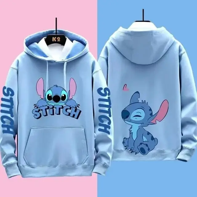 Atasan Anak Kekinian Hoodie Anak Design STITCH TERBARU Pakaian Pria Wanita Kekinian Modis Casual Fashion Anak terkini Bahan Tebal Baju Musim Dingin Jaket Anak S M L XL XXL hitam putih baby pink baby blue Hoodie Anak Polos Jaket Anak Murah Baju Anak 3