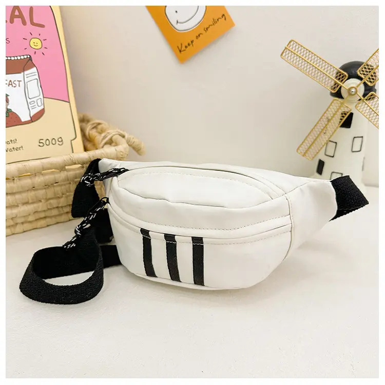 Bambino Kidswear - Sling Bag Tas Selempang Anak-anak Tas Fashion Bahu Anak Laki-laki Model Garis Korean Style Aksesoris Anak 3