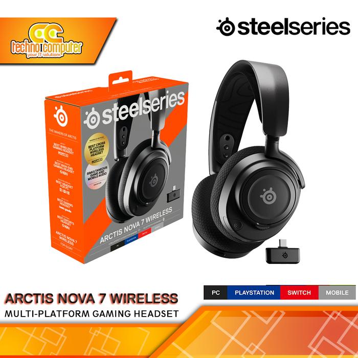Gambar HEADSET GAMING STEELSERIES ARCTIS NOVA 7 Wireless - Gaming Headset dari Techno Computer Bali Kota Denpasar Tokopedia
