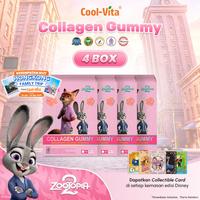 Gambar [AIO] Coolvita Disney Edition - 4 Box isi Total 40 Collagen Gummy Rasa Jeruk Bali & Lemon - Penuh Manfaat untuk Kulit, Rambut & Kuku Sehat dan Cantik | BPOM & Original dari coolvita.id Kota Tangerang 2 Tokopedia