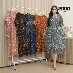 Daster Alisha Rayon Premium Busui Bumil Dress Tali / Dress Audy Pantai / Dress Busui / Dress Bumil