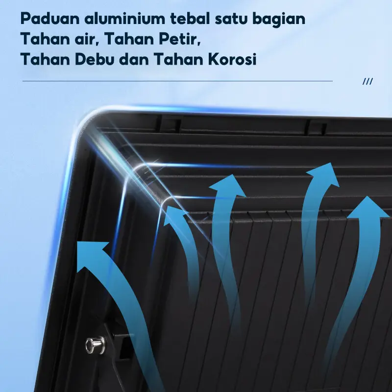 lampu tenaga surya otomatis 2000W  tahan air  dengan remote control Luar ruangan, dalam ruangan, kolam, jalan surya otomatis outdoor with Power Display Timing Function lampu solar cell Outdoor Lamp Waterproof Solar Light Kabel lampu taman tenaga surya 2