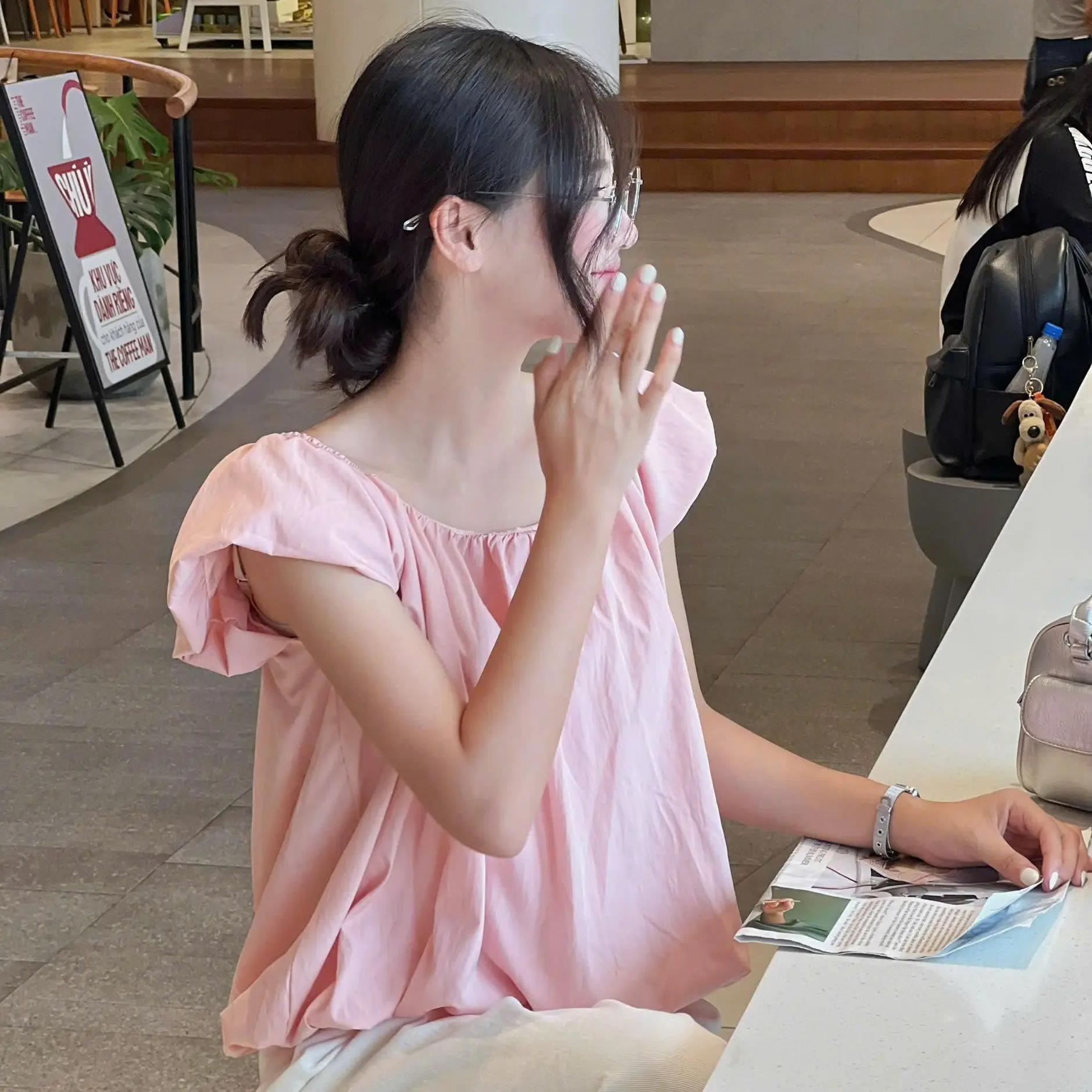 Áo kiểu cổ rộng dáng bồng Miho House | BigBuy360 - bigbuy360.vn