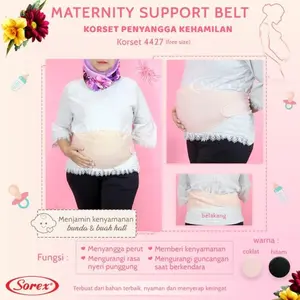 Sorex Maternity Corset Support Belt Korset Hamil 4427 Nyaman Dipakai Penyangga Hamil