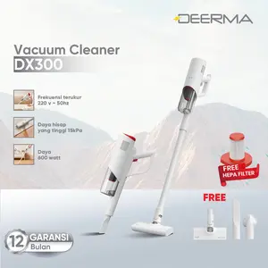 【COD】Deerma DX300 Penyedot Debu Dengan Suction 15kPa Mesin Cleaning Membersihkan Vacuum Remote