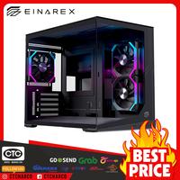 Gambar EINAREX PRISMA SM300 - CASING PC | +FAN 3in1 - PC CASE - NON FAN dari Central Technology Computer Kota Administrasi Jakarta Pusat 1 Tokopedia