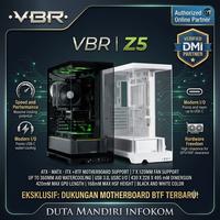 Gambar VBR Z5 - Modern Aesthetic Panoramic Wide View Tempered Glass Dual Chamber Mid-Tower ATX Gaming Case support BTF Modern I Z-5 - Black Edition  dari Duta Mandiri Infokom Kota Administrasi Jakarta Pusat 1 Tokopedia