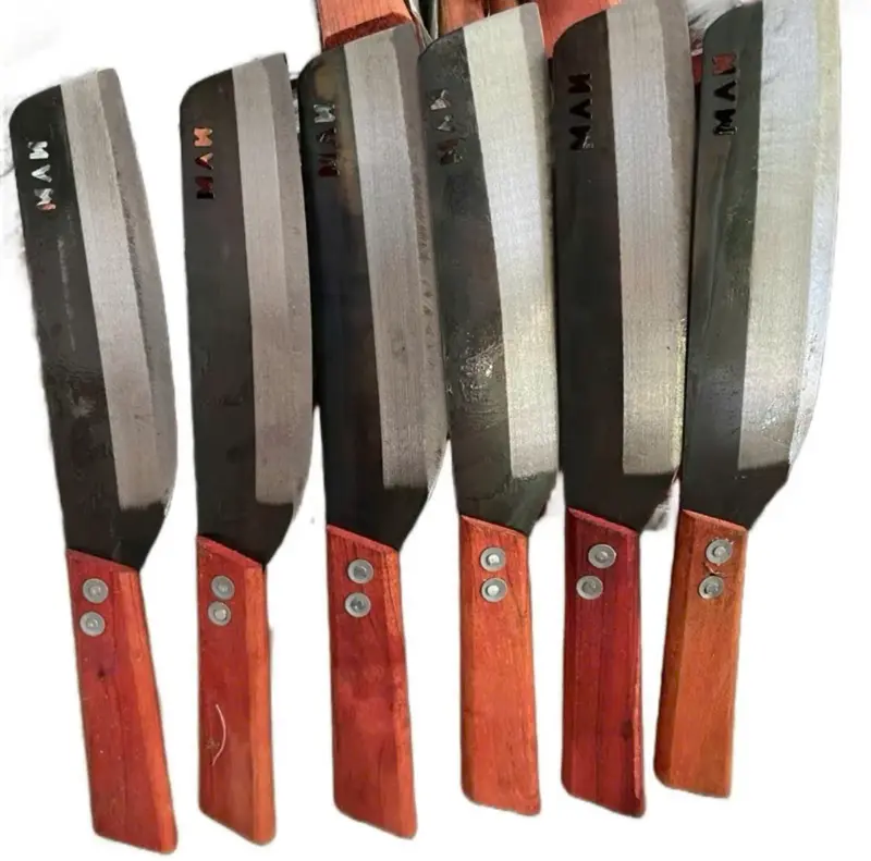 [KTTLK] Combo 6 Cây Dao Cán Gỗ Thái Rau Củ Qủa Sắc Bén - Sản Phẩm Tiết Kiệm Thời Gian Cho Nấu Ăn 0