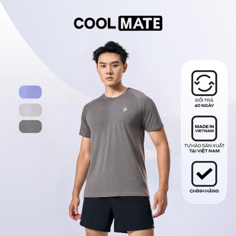 BU Áo thun nam thể thao Training Seamless Body Mapping - Coolmate