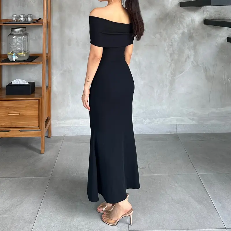 ￼JOLIE | JULIE DRESS | DRESS WANITA | LONG DRESS | SABRINA DRESS | MERMAID DRESS 6