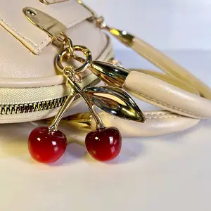 GANTUNGAN CERY TERMURAH / GANTUNGAN MODEL TERBARU Akrilik webbing transparent red kunci