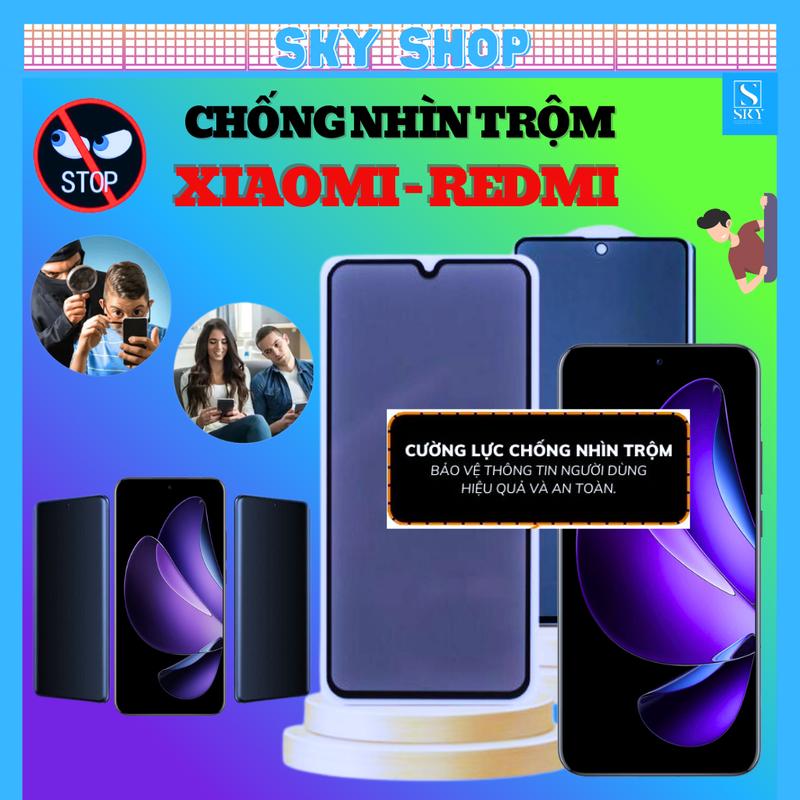  Kính cường lực chống nhìn trộm dành cho Xiaomi Redmi Note 13 12 Pro 12s 11 11s 11 10s 10 Pro 9s 9 Pro Redmi 15 10C 12C 13C 14C 10 10A A1 10X 9 9A 9C 9T 8 7 K40 K50 K60 13x Gaming 12T 13T Pro 11T Pro Mi 11 Lite Ne Poco X3 Nfc C40 F4 F3 M5 M5s M4 M3 X4 GT 
