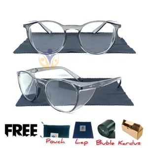 Kacamata safety anti debu pasca operasi windshield