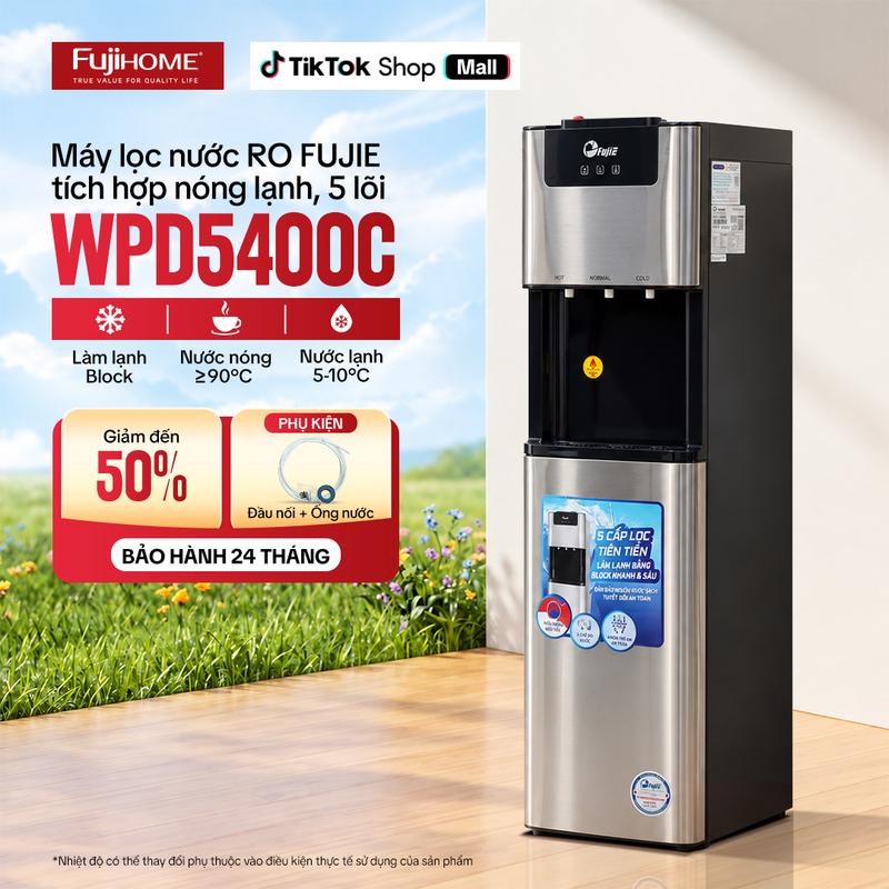 Máy lọc nước RO nóng lạnh FUJIE WPD5400C làm lạnh bằng block
