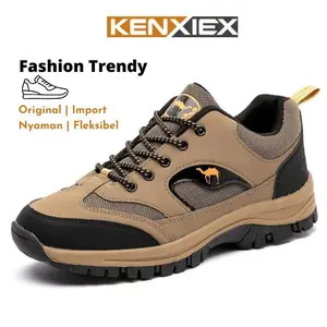 KENXIEX Doyun Sepatu Hiking Olahraga Gunung Anti Slip Sneakers Pria Outdoor Sport Shoes Casual Kekinian Trendy 121333