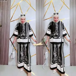 One set terbaru kekinian 2025 LD 105 Rayon Premium Adem busui Setelan wanita