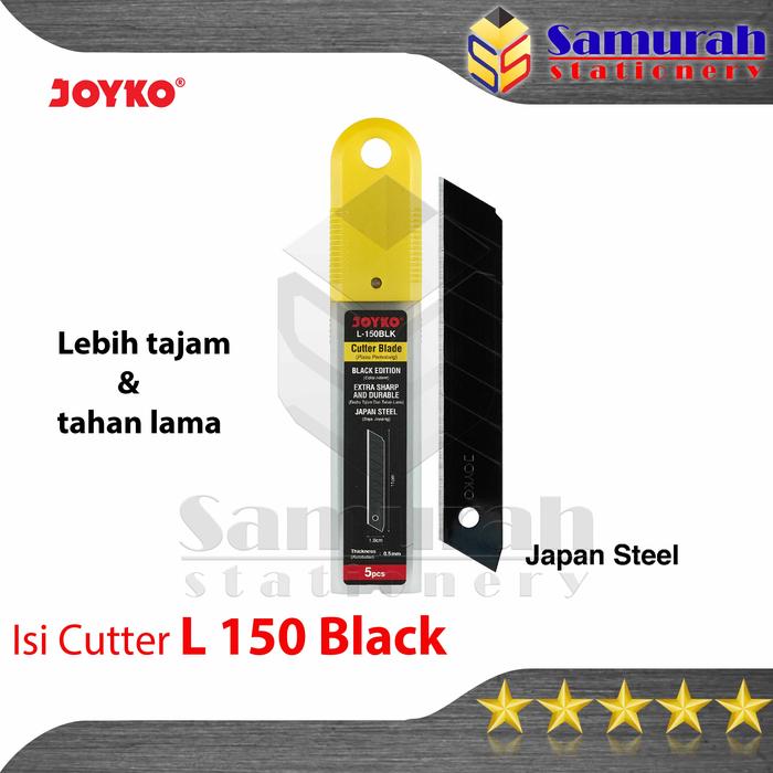 Cutter Hitam Jual Isi Cuter Besar Joyko L-150 Besi Warrna Hitam / Black Edition ...