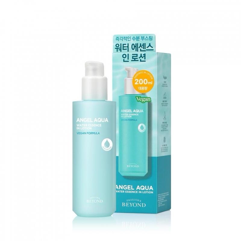 [Có tem phụ 200ml] Tinh chất dưỡng ẩm phục hồi 3 trong 1 (Skin + Essence + Lotion) Angel Aqua Water Essence in Lotion 200ml