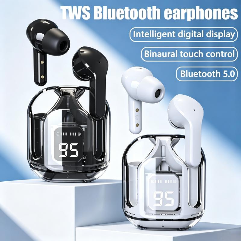 Tai nghe Bluetooth thông minh không dây hỗ trợ đàm thoại rõ ràng với micro chất lượng cao, kết nối ổn định, thiết kế hiện đại tiện lợi, phù hợp gọi điện công việc, họp online và trò chuyện hằng ngày