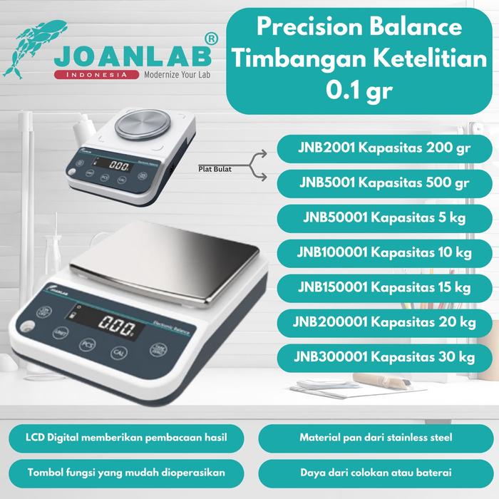 Jual JOANLAB Precision Balance Timbangan Digital Electronic Ketelitian ...