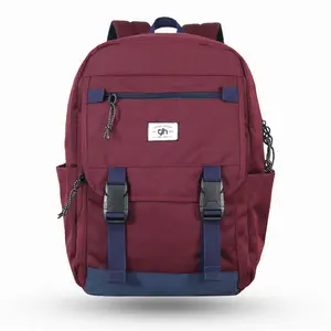 GH-Bag HARPER Backpack Tas Ransel Sekolah Tas Kuliah Tas Travelling Laptop 14" Inch Tas Gendong
