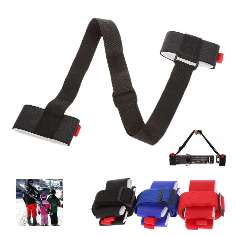 1PC Adjustable Skiing Pole Shoulder Carrier Handle Strap