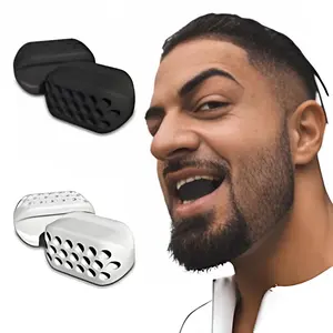 Alat Latihan Rahang Silicone Jaw Trainer Mastic Ball 2PCS  Facial