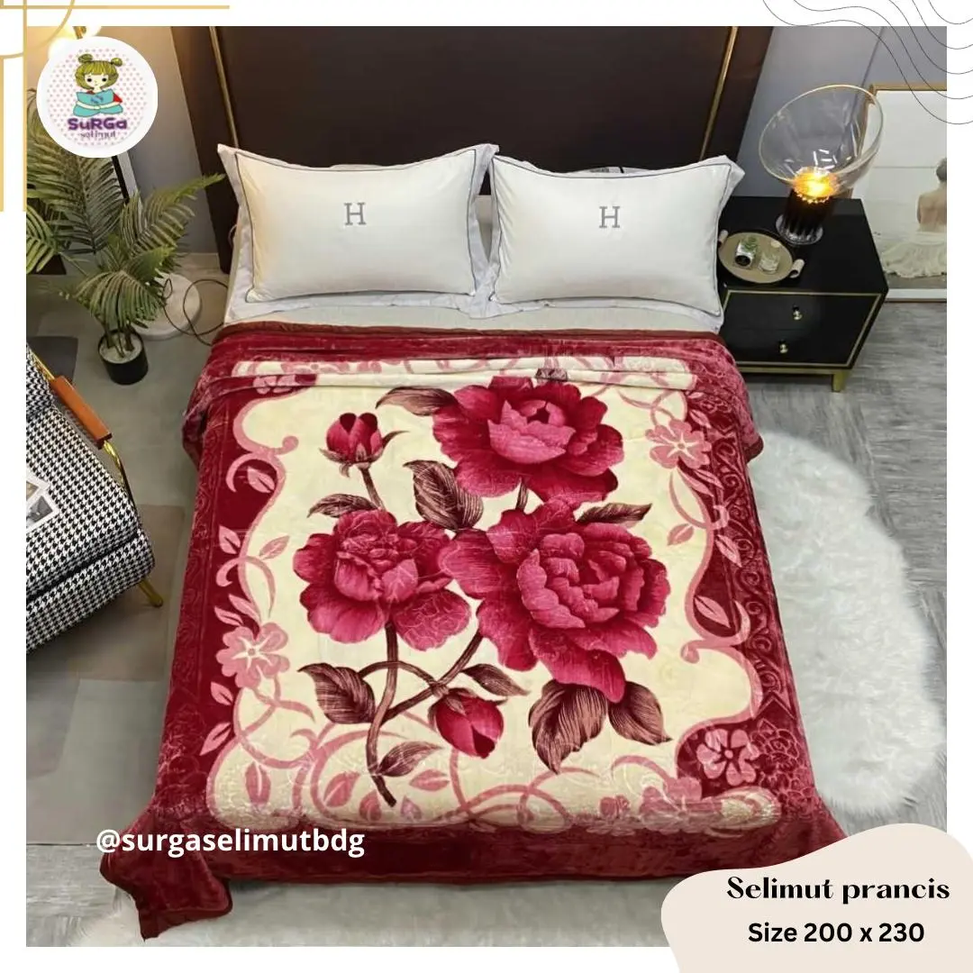 SELIMUT JUMBO EMBOS UK 200 X 230 FREE TAS SELIMUT TEBAL 3 KG