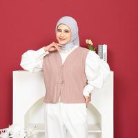 Gambar Mybamus Lumina Vest Knit Outer Tali Wanita Kekinian - Black dari Mybamus Kab. Bandung Barat 3 Tokopedia